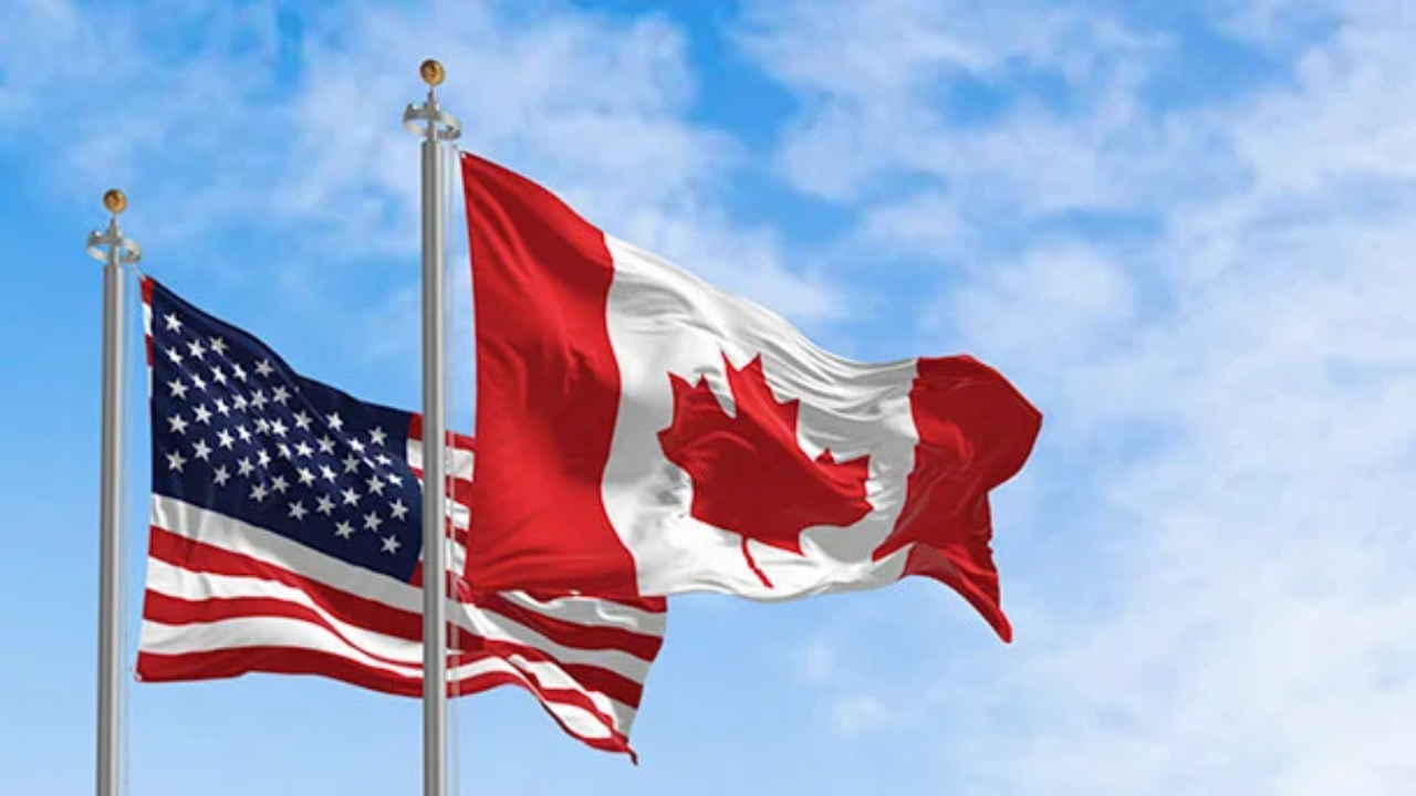 Canada and US flags - Getty Images