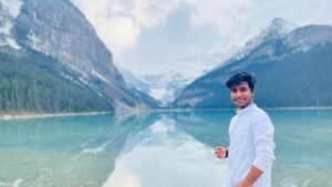 Mahin Shahriar, asylum seeker visiting Lake Louise. THE CANADIAN PRESS/Handout - Family of Mahin Shahriar