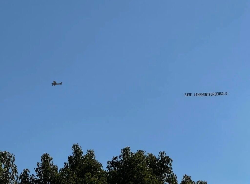 Air banner "Save The Hunt For Ben Solo" - Social Medias