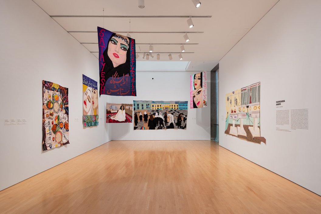Hangama Amiri, installation view at the Sobey Art Award exhibition, National Gallery of Canada, Ottawa, 3 October 2025 – 8 February 2026. © Hangama Amiri. Photo: NGC