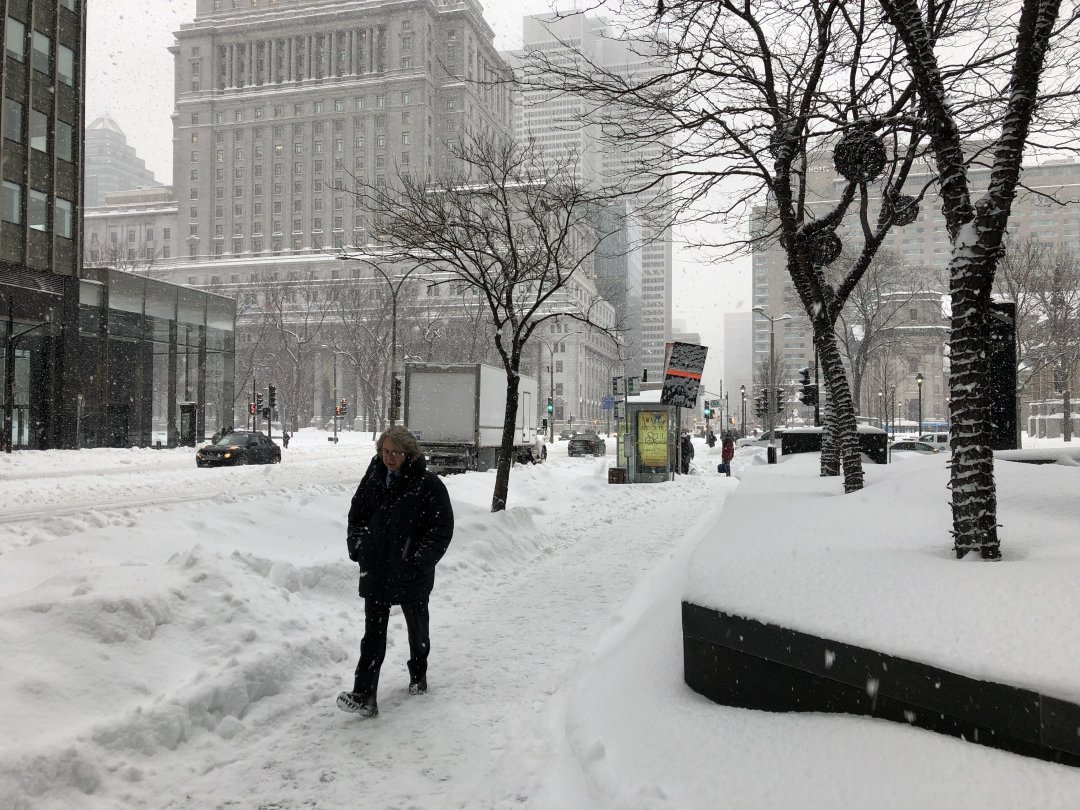 Snow in Canadá - Photo: Eric Thomas / AFP