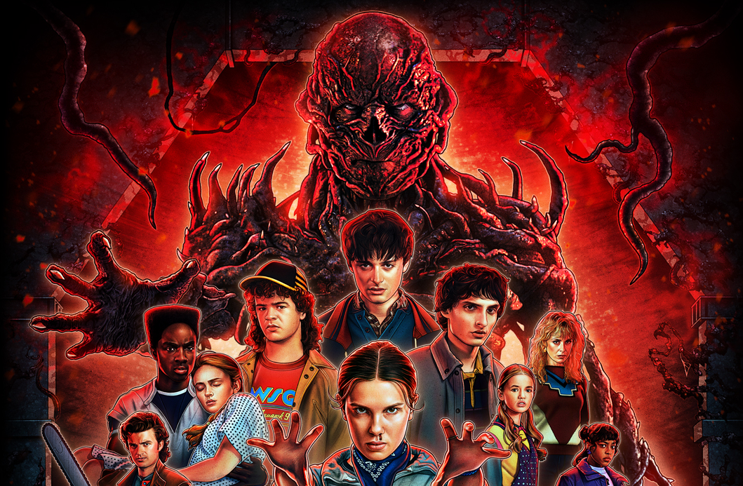 Stranger Things Poster - Reproduction Netflix