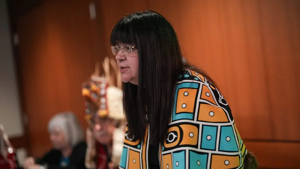 Heiltsuk Nation Chief Marilyn Slett - Photo: Darryl Dyck/The Canadian Press.