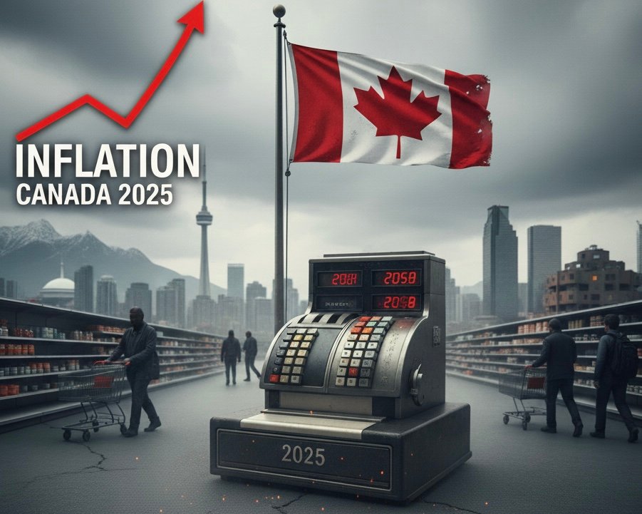 Inflation in Canada - AI-generated image